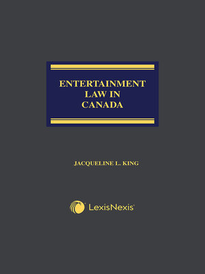 cover image of Entertainment Law in Canada